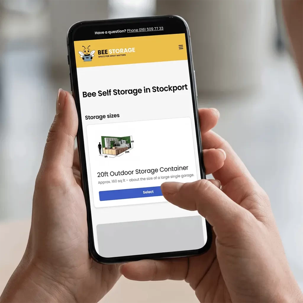 Bee Self Storage Online Booking